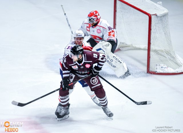 Photo hockey match Bordeaux - Pardubice le 07/10/2026