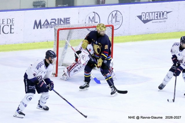 Photo hockey match Nice - Angers  le 09/10/2026