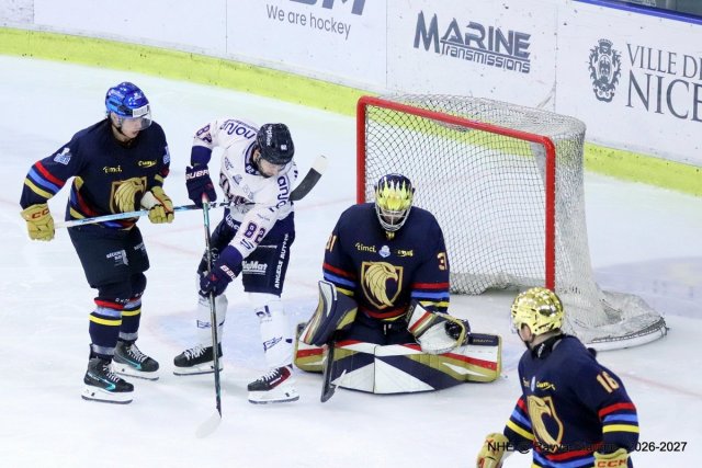 Photo hockey match Nice - Angers  le 09/10/2026