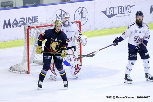 Photo hockey match Nice - Angers  le 09/10/2026