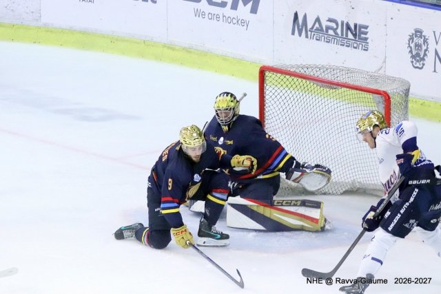Photo hockey match Nice - Angers  le 09/10/2026