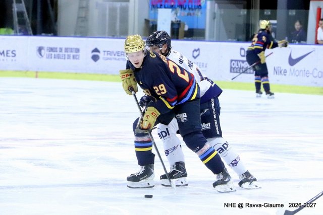 Photo hockey match Nice - Angers  le 09/10/2026