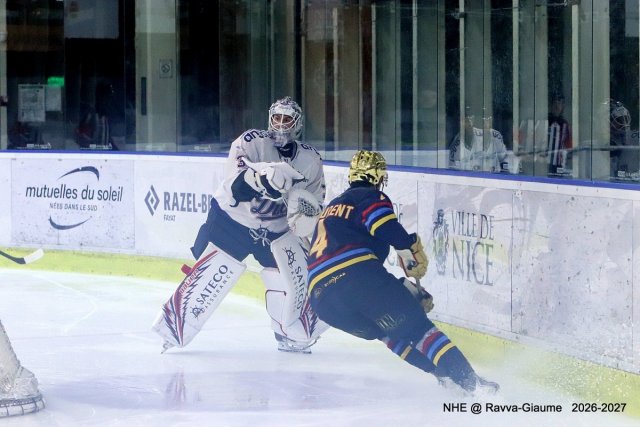 Photo hockey match Nice - Angers  le 09/10/2026