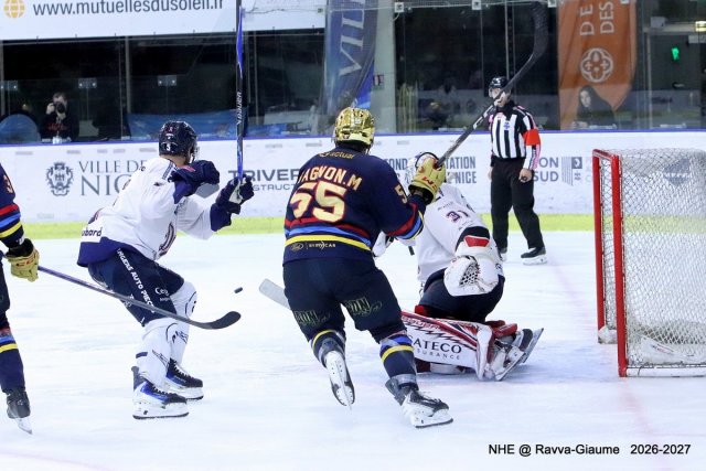 Photo hockey match Nice - Angers  le 09/10/2026