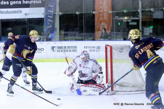 Photo hockey match Nice - Angers  le 09/10/2026