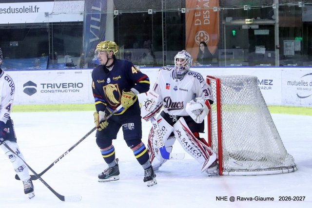 Photo hockey match Nice - Angers  le 09/10/2026