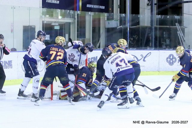 Photo hockey match Nice - Angers  le 09/10/2026