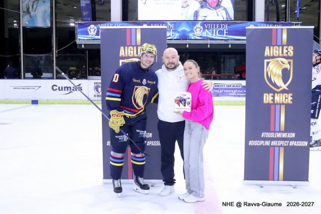 Photo hockey match Nice - Angers  le 09/10/2026