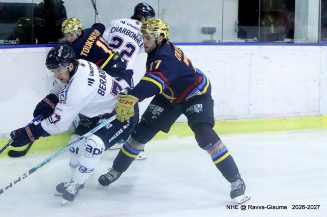 Photo hockey match Nice - Angers  le 09/10/2026