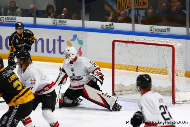 Photo hockey match Rouen - Chamonix  le 09/10/2026