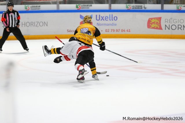 Photo hockey match Rouen - Chamonix  le 09/10/2026