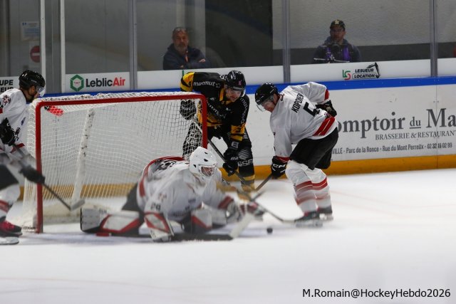 Photo hockey match Rouen - Chamonix  le 09/10/2026