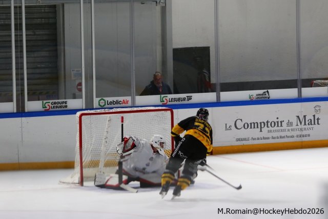Photo hockey match Rouen - Chamonix  le 09/10/2026