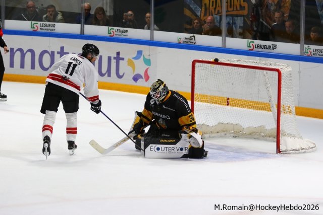 Photo hockey match Rouen - Chamonix  le 09/10/2026