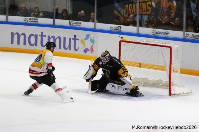 Photo hockey match Rouen - Chamonix  le 09/10/2026