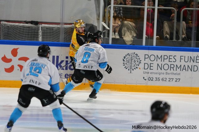 Photo hockey match Rouen - Marseille le 15/10/2026