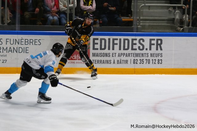 Photo hockey match Rouen - Marseille le 15/10/2026