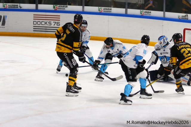 Photo hockey match Rouen - Marseille le 15/10/2026