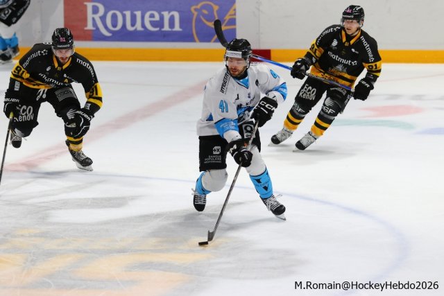 Photo hockey match Rouen - Marseille le 15/10/2026