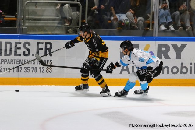 Photo hockey match Rouen - Marseille le 15/10/2026