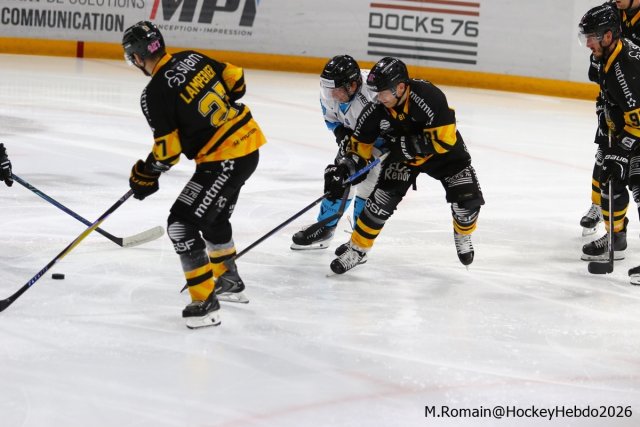 Photo hockey match Rouen - Marseille le 15/10/2026