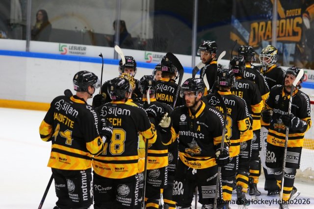 Photo hockey match Rouen - Marseille le 15/10/2026