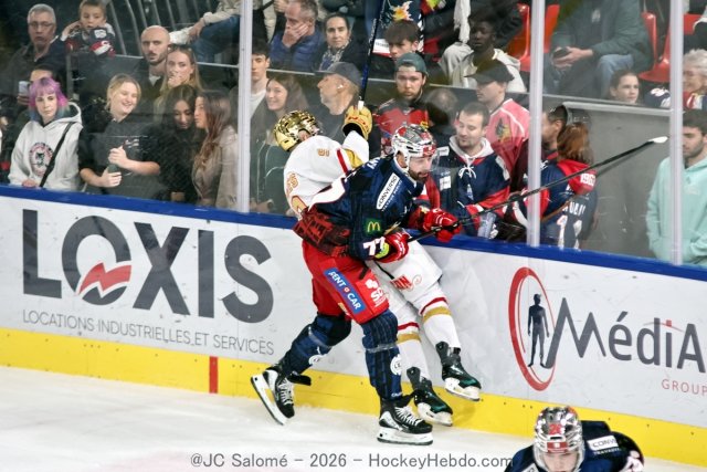 Photo hockey match Grenoble  - Nice le 16/10/2026