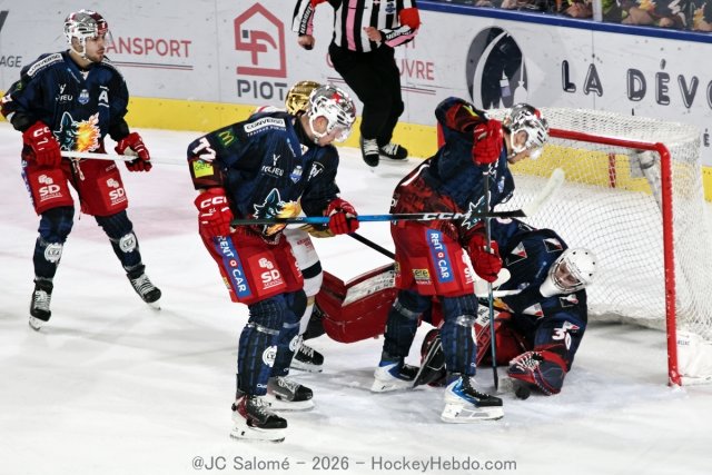 Photo hockey match Grenoble  - Nice le 16/10/2026