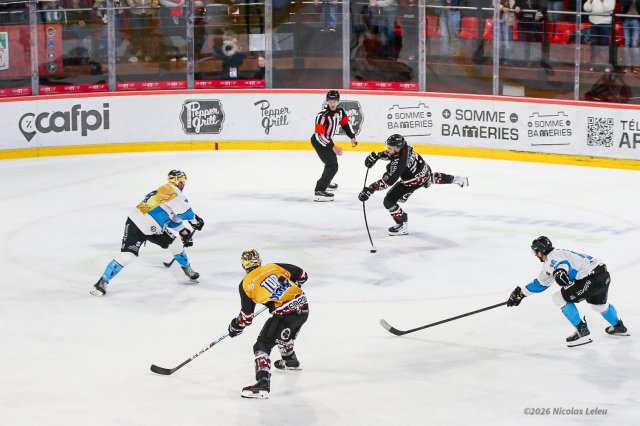 Photo hockey match Amiens  - Marseille le 16/10/2026