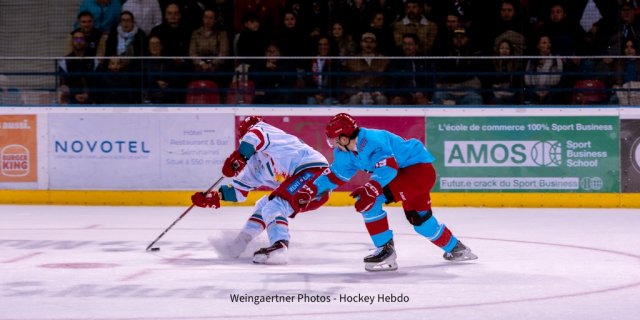 Photo hockey match Lyon - Grenoble  le 20/10/2026
