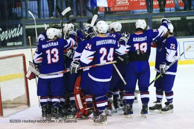 Photo hockey album CM U20  Ukraine - France