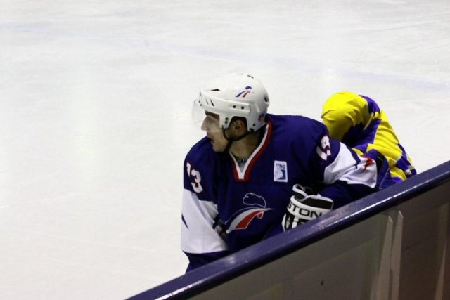 Photo hockey album CM U20  Ukraine - France
