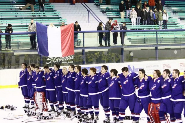Photo hockey album CM U20  Ukraine - France