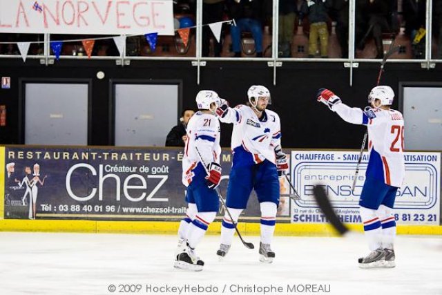 Photo hockey album Amical : France - Norvège
