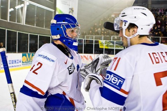 Photo hockey album Amical : France - Norvège