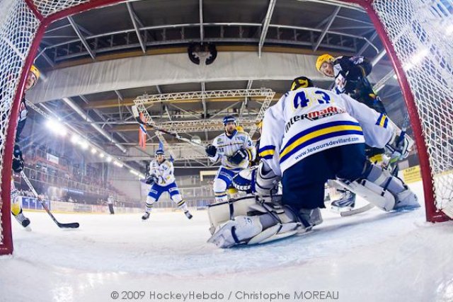 Photo hockey match Strasbourg  - Villard-de-Lans le 19/12/2009