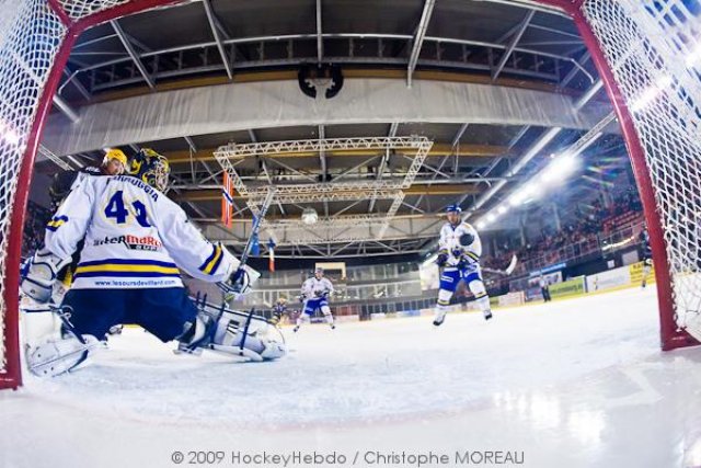 Photo hockey match Strasbourg  - Villard-de-Lans le 19/12/2009