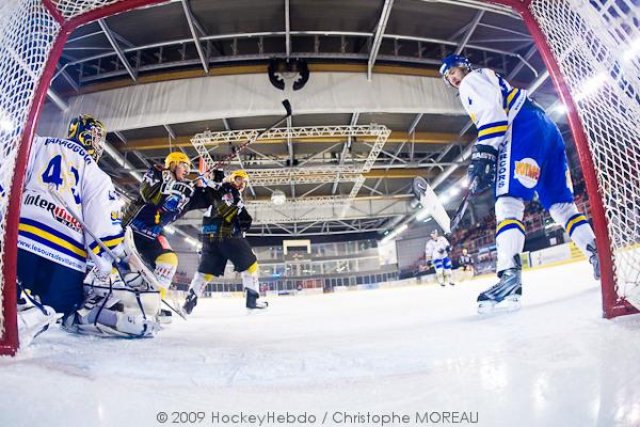 Photo hockey match Strasbourg  - Villard-de-Lans le 19/12/2009
