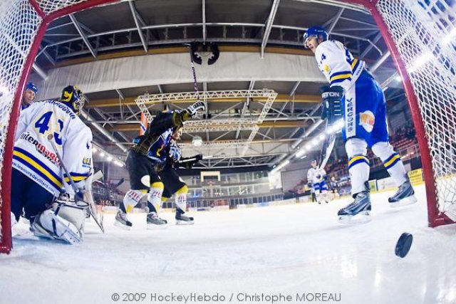 Photo hockey match Strasbourg  - Villard-de-Lans le 19/12/2009