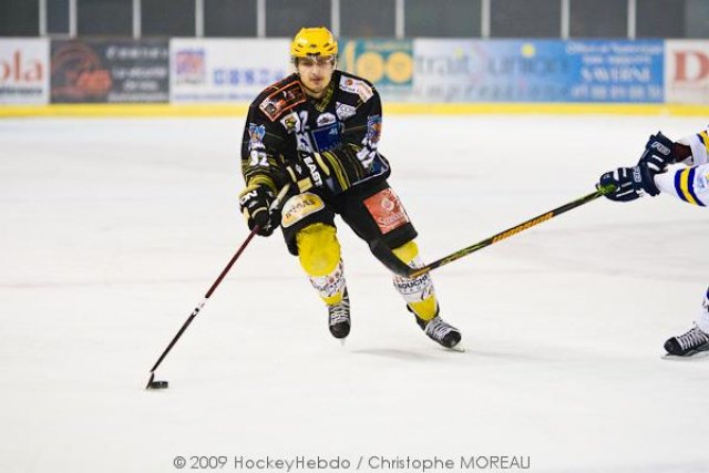 Photo hockey match Strasbourg  - Villard-de-Lans le 19/12/2009