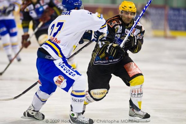 Photo hockey match Strasbourg  - Villard-de-Lans le 19/12/2009
