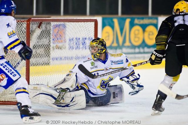 Photo hockey match Strasbourg  - Villard-de-Lans le 19/12/2009