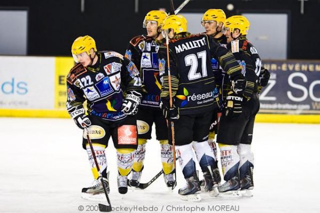 Photo hockey match Strasbourg  - Villard-de-Lans le 19/12/2009