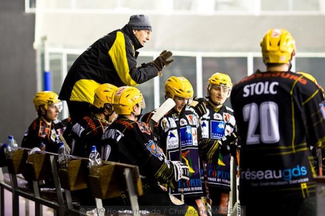 Photo hockey match Strasbourg  - Villard-de-Lans le 19/12/2009