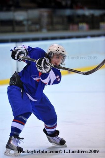 Photo hockey reportage France-Slovénie