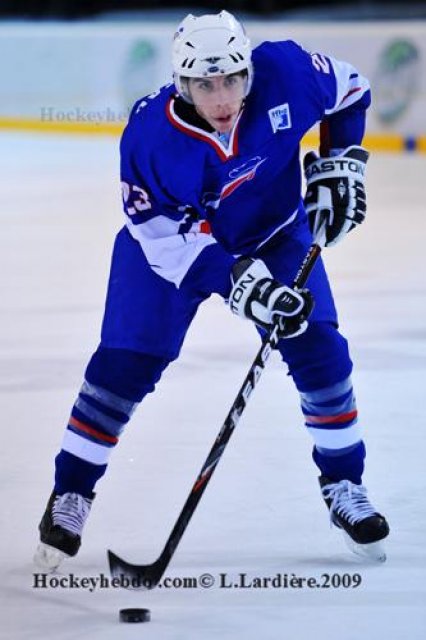 Photo hockey reportage France-Slovénie