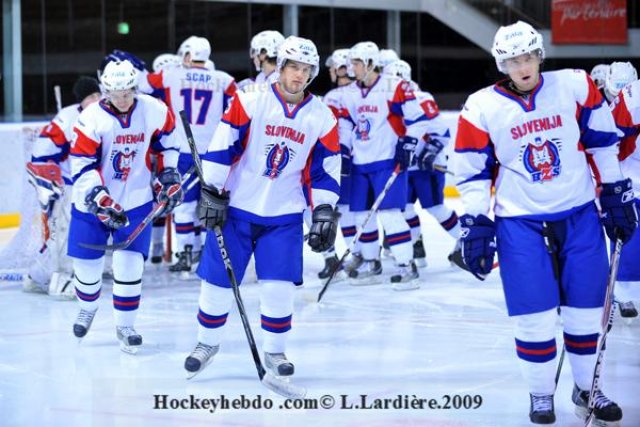 Photo hockey reportage France-Slovénie