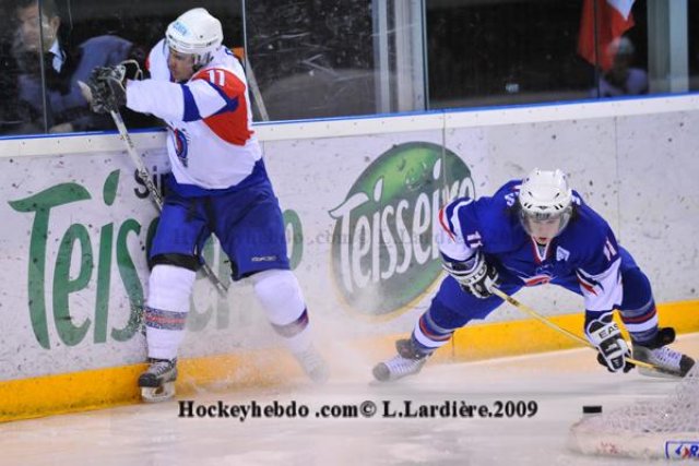 Photo hockey reportage France-Slovénie