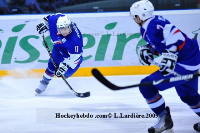 Photo hockey reportage France-Slovénie