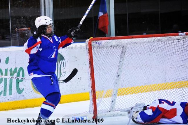 Photo hockey reportage France-Slovénie